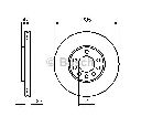 Disc frana BOSCH 0 986 479 107