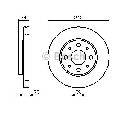 Disc frana BOSCH 0 986 479 121