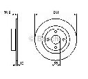 Disc frana BOSCH 0 986 479 128