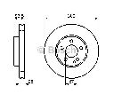 Disc frana BOSCH 0 986 479 137