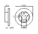 Disc frana BOSCH 0 986 479 162