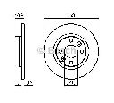 Disc frana BOSCH 0 986 479 164