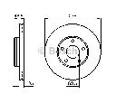 Disc frana BOSCH 0 986 479 173