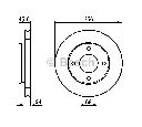 Disc frana BOSCH 0 986 479 187