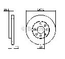 Disc frana BOSCH 0 986 479 190