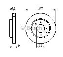 Disc frana BOSCH 0 986 479 207