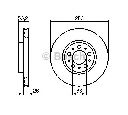 Disc frana BOSCH 0 986 479 210