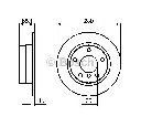 Disc frana BOSCH 0 986 479 217