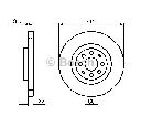 Disc frana BOSCH 0 986 479 224