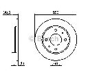 Disc frana BOSCH 0 986 479 236