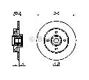 Disc frana BOSCH 0 986 479 275