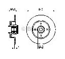 Disc frana BOSCH 0 986 479 278