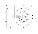 Disc frana BOSCH 0 986 479 332