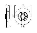 Disc frana BOSCH 0 986 479 383