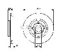 Disc frana BOSCH 0 986 479 454