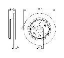 Disc frana BOSCH 0 986 479 505