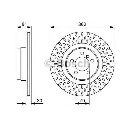 Disc frana BOSCH 0 986 479 557 Disc frana BOSCH 0 986 479 557