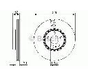 Disc frana BOSCH 0 986 479 621