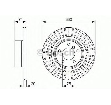 Disc frana BOSCH 0 986 479 727 Disc frana BOSCH 0 986 479 727