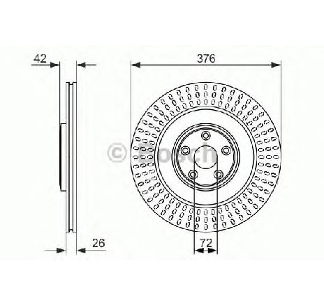Disc frana BOSCH 0 986 479 756 Disc frana BOSCH 0 986 479 756