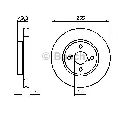 Disc frana BOSCH 0 986 479 B70