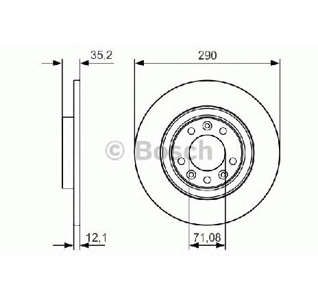 Disc frana BOSCH 0 986 479 C25 Disc frana BOSCH 0 986 479 C25
