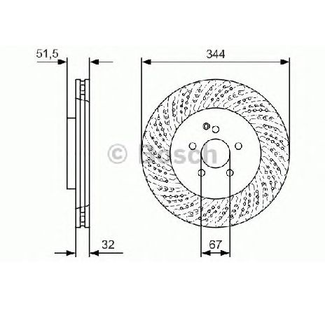 Disc frana BOSCH 0 986 479 D07</br>Piesa auto pentru Frana disc Disc frana BOSCH 0 986 479 D07</br>Piesa auto pentru Frana disc