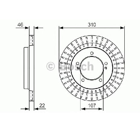Disc frana BOSCH 0 986 479 U99 Disc frana BOSCH 0 986 479 U99