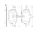 Set placute frana,frana disc BOSCH 0 986 494 003