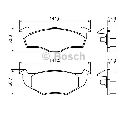 Set placute frana,frana disc BOSCH 0 986 494 005