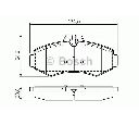 Set placute frana,frana disc BOSCH 0 986 494 013