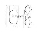 Set placute frana,frana disc BOSCH 0 986 494 018
