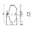Set placute frana,frana disc BOSCH 0 986 494 021