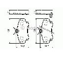 Set placute frana,frana disc BOSCH 0 986 494 029