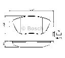 Set placute frana,frana disc BOSCH 0 986 494 038