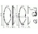 Set placute frana,frana disc BOSCH 0 986 494 039</br>Piesa auto pentru Frana disc Set placute frana,frana disc BOSCH 0 986 494 039</br>Piesa auto pentru Frana disc