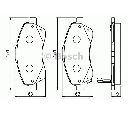 Set placute frana,frana disc BOSCH 0 986 494 054