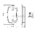 Set placute frana,frana disc BOSCH 0 986 494 062