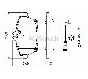Set placute frana,frana disc BOSCH 0 986 494 087