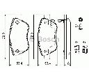 Set placute frana,frana disc BOSCH 0 986 494 092
