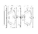 Set placute frana,frana disc BOSCH 0 986 494 096