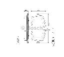Set placute frana,frana disc BOSCH 0 986 494 097