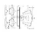 Set placute frana,frana disc BOSCH 0 986 494 103