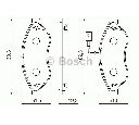 Set placute frana,frana disc BOSCH 0 986 494 111