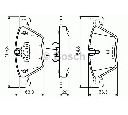 Set placute frana,frana disc BOSCH 0 986 494 118