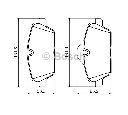 Set placute frana,frana disc BOSCH 0 986 494 120