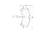 Set placute frana,frana disc BOSCH 0 986 494 122