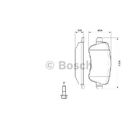 Set placute frana,frana disc BOSCH 0 986 494 126 Set placute frana,frana disc BOSCH 0 986 494 126