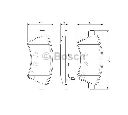 Set placute frana,frana disc BOSCH 0 986 494 129
