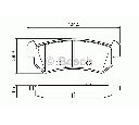 Set placute frana,frana disc BOSCH 0 986 494 133